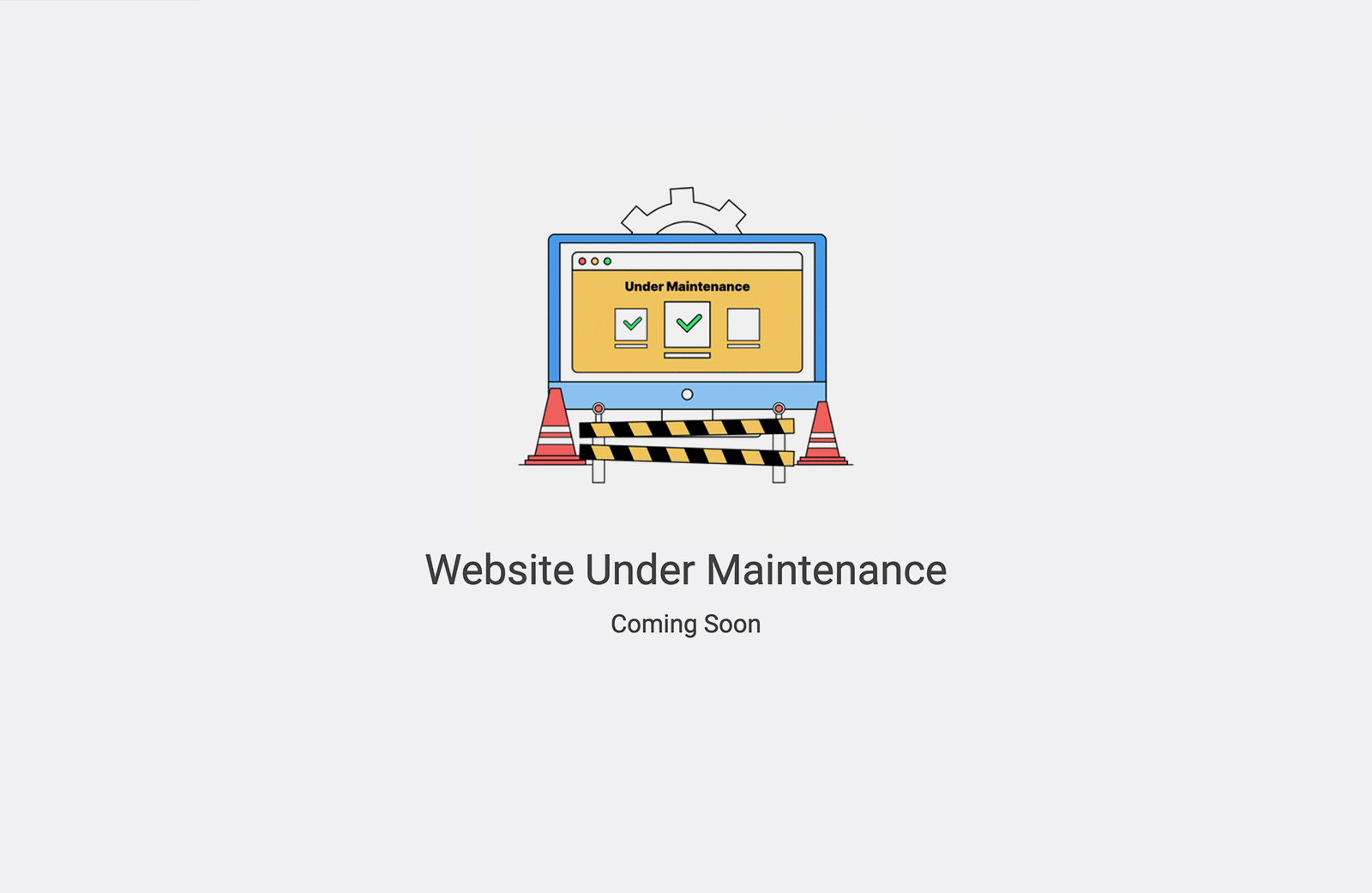 Creating a Maintenance or Under Construction Page